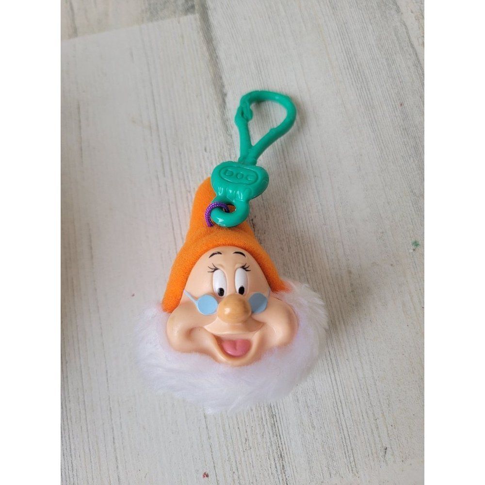 McDonald's doc Snow White seven dwarfs keychain toy figure Disney Pixar